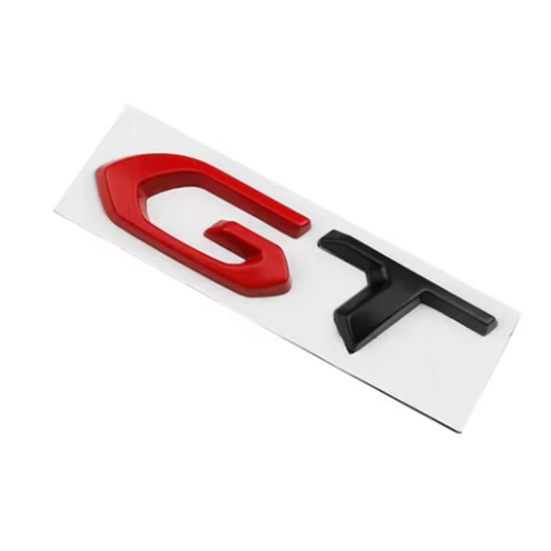 3D Metal Logo GT Emblem Letters Car Rear Trunk Badge For Car 208 2008 205 508 5008 207 408 308 3008 GT Sticker Accessories