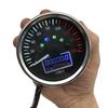 Universal 12V Motorcycle Speedometer LED Digital Tachometer Liquaid Crystal Instrument  Gauge Odometer with Fuel Meter