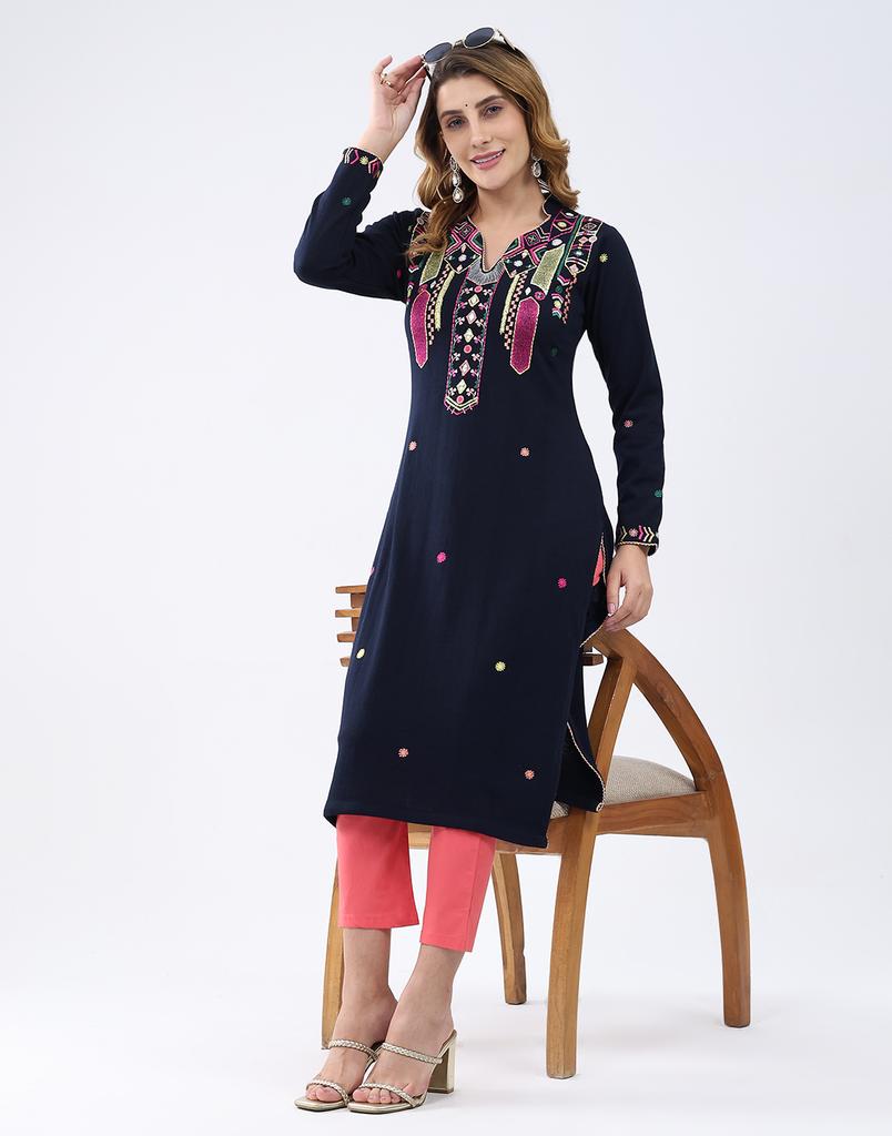 MONTE CARLO Women's Regular Fit Kurti