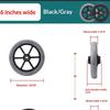 6 Inch Rubber Wheels Smooth Flexible Heavy Duty Wheelchair Front Castor Solid Shopping Cart Wheel Wheelchair Replacement