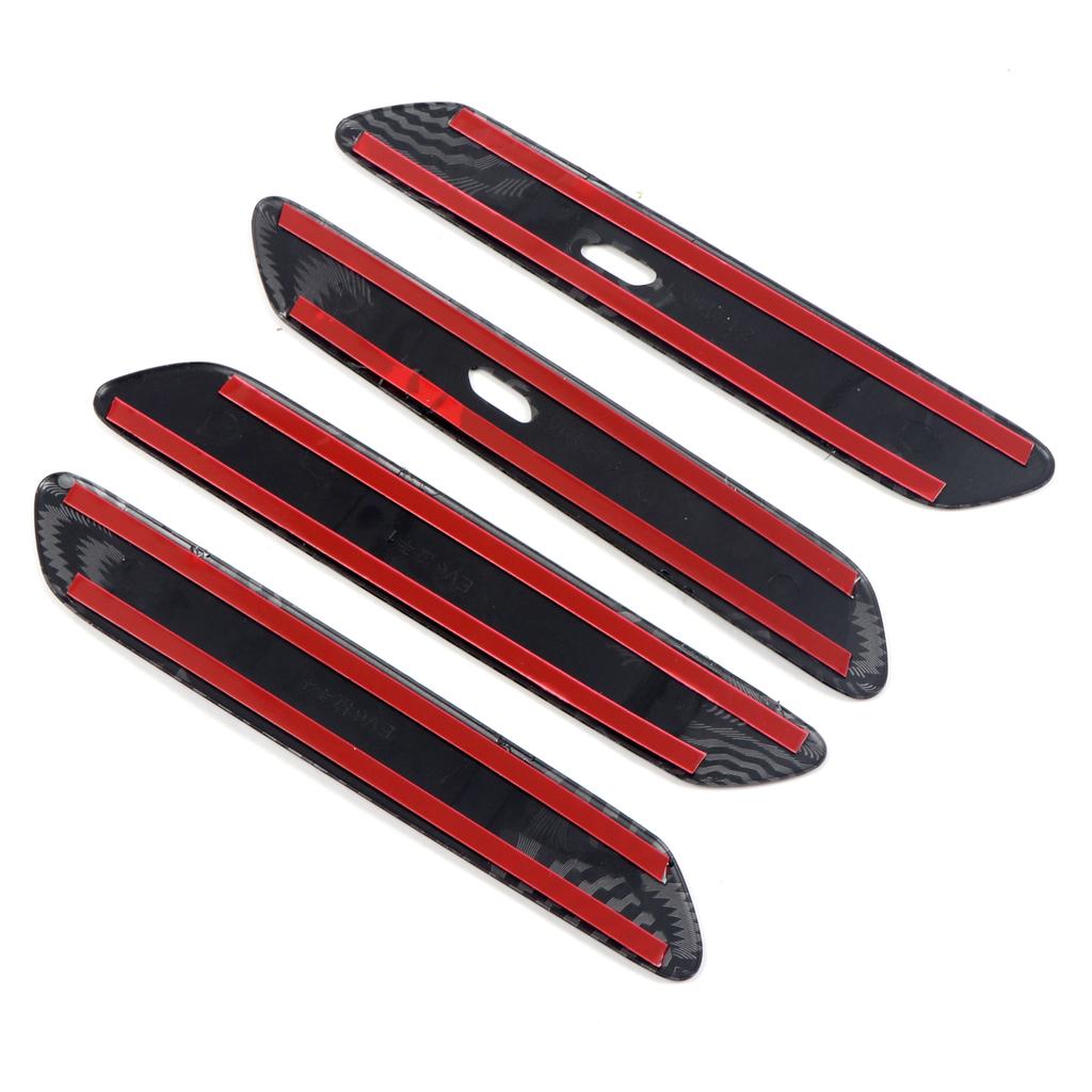 Biltillbehör För Kia EV6 2022 2023 Kolfiberstil Yttre Dörrhandtag Dekorationsskydd Trim 4st