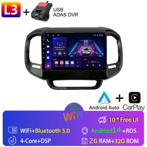 Android14 Auto Car Radio For FIAT Toro 2017 - 2021 Multimedia Navigation GPS 4G WIFI Carplay Player Carplay Stereo 2Din DVD