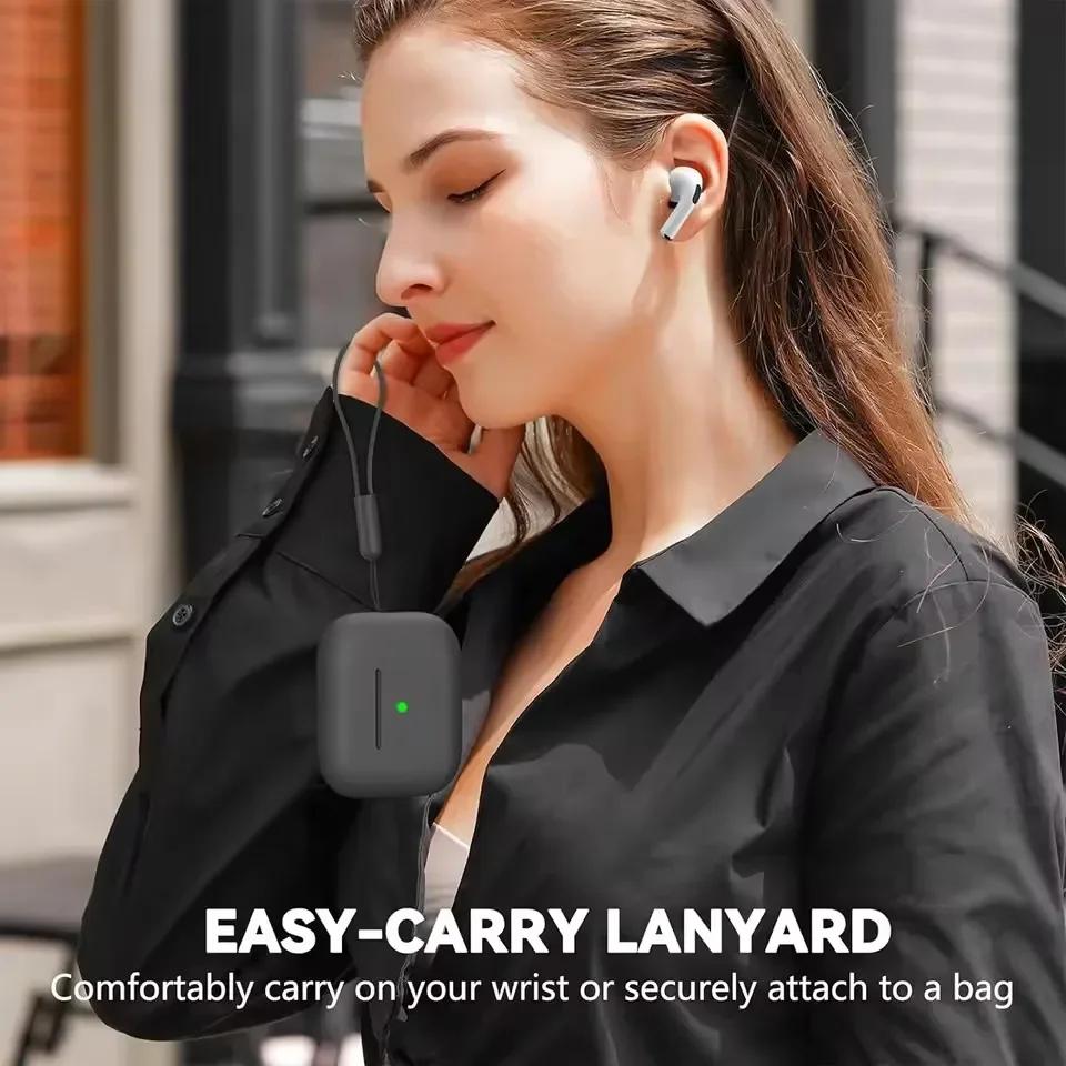 For Airpods Pro 2 Case Cover with Cleaner Pen Kit Soft Silicone Protective Case for Apple Airpods Pro 2nd/1st Case Generation