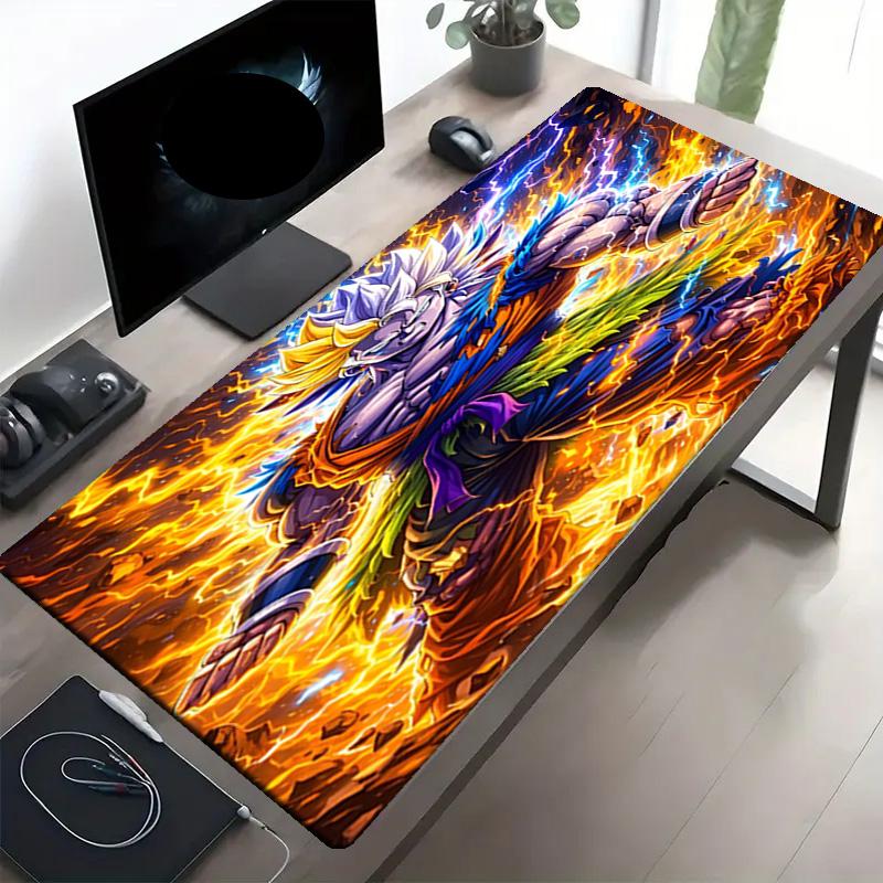 DRAGON BALL Print Mouse Pad, Anti‑Slip Desktop Keyboard Mat, for PC Laptop Gaming Working Daily Use, Cool Festival Surprise Gift