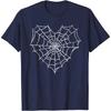 Love Halloween Spider Web Costume Cute Heart Spider Web T-Shirt for Men Women Graphic T Shirts Casual  Daily Four Seasons