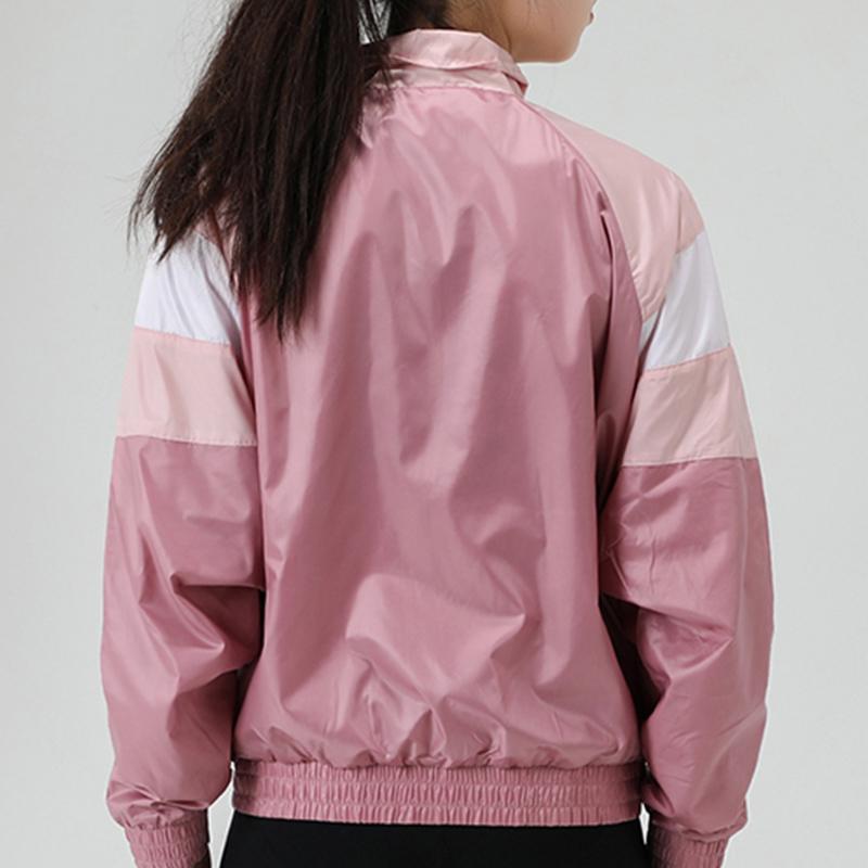 Puma Modern Sports Tfs Full-Zip Color Block Woven Retro Sports Jacket Women Jacket Pink Purple 599154-16