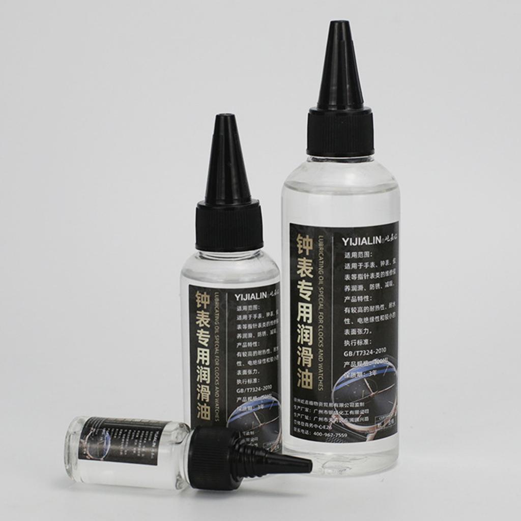 10/50/100ml Watches Lubricants Oil Professional Clock Oil Waterproof Synthetic Oil Maintenance Watchmaker Repair Tool