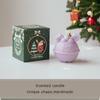 Christmas scented candles handmade bells modeling wax candles Christmas souvenir fragrance