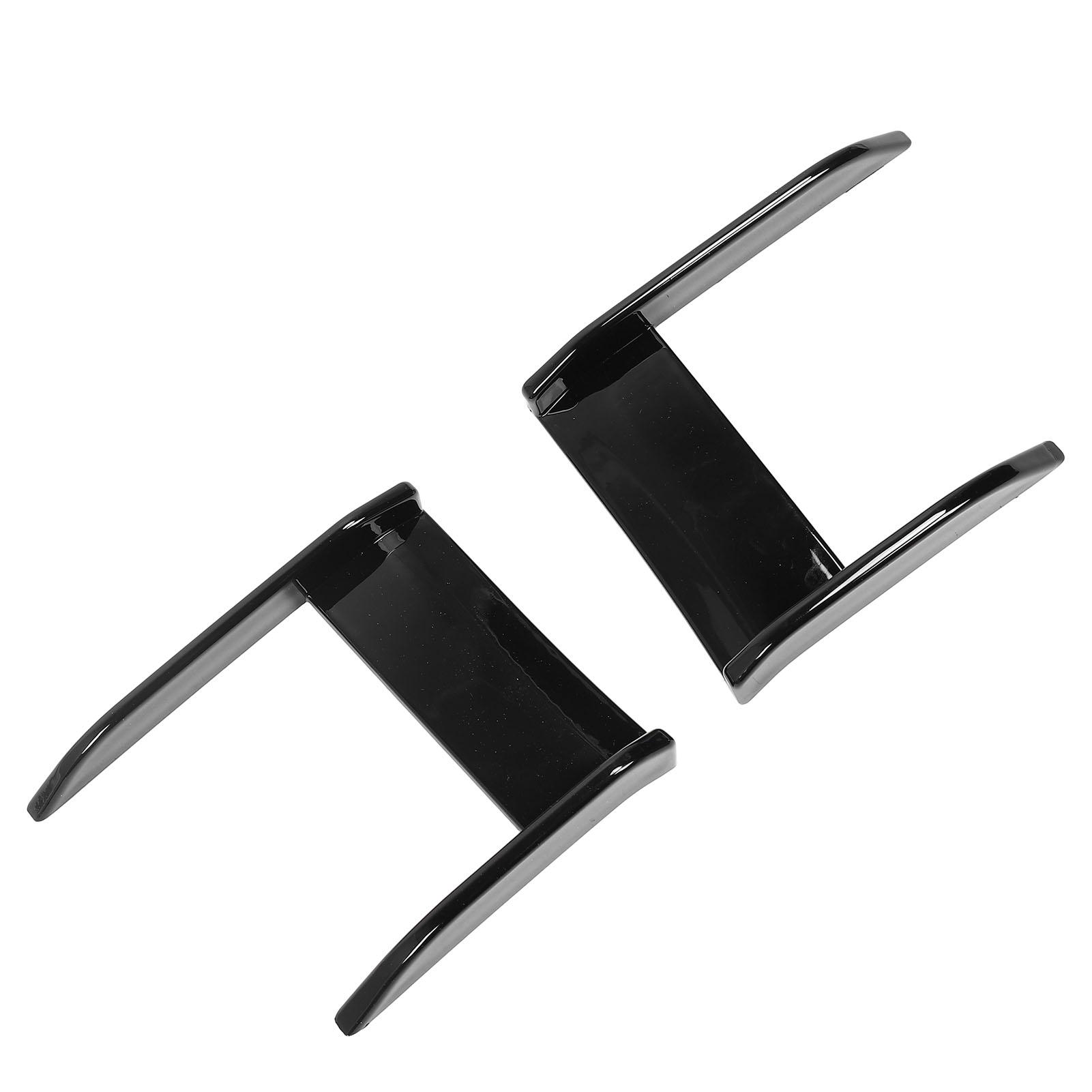 

Pair of Front Bumper Side Spoiler Left Right Abrasion Resistant Self Adhesive for 1 Series F40 2019 Onwards Glossy Black