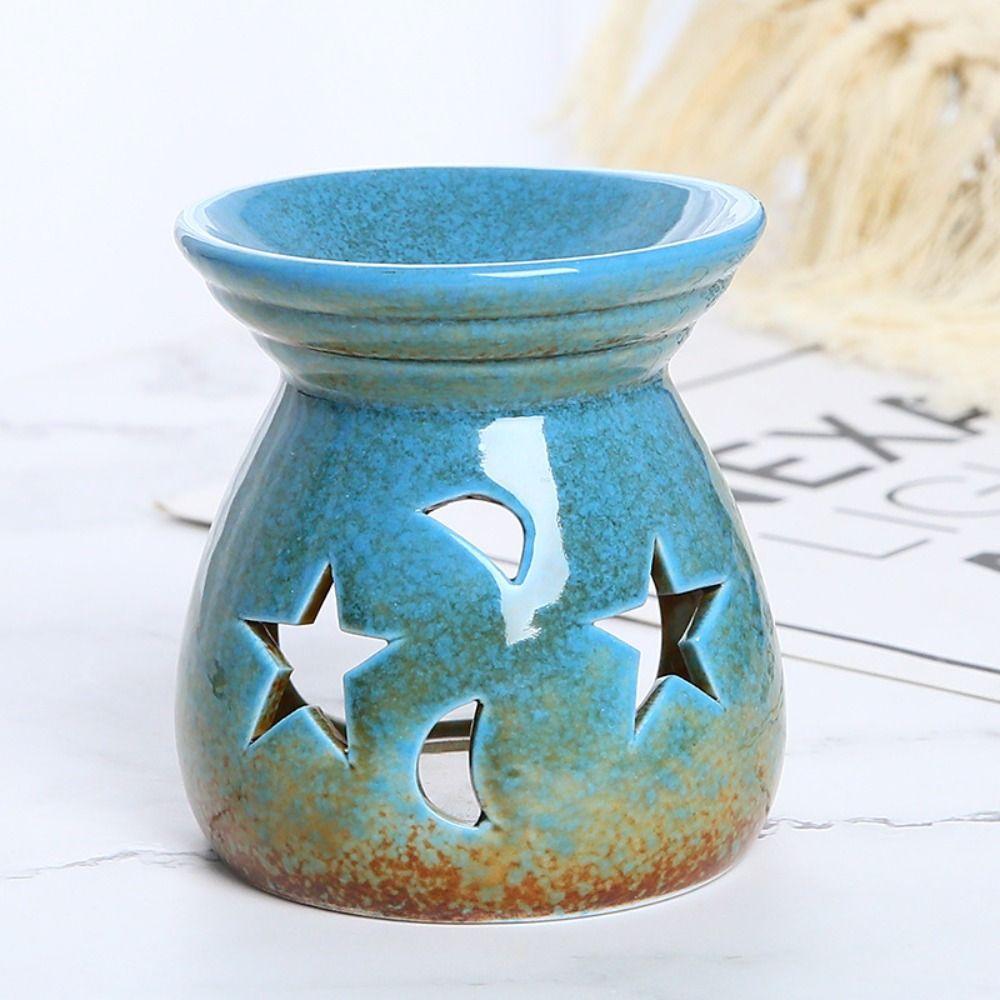 Durable Star Moon Incense Burner Small Aroma Candle Holder Candle Essential Oil Burner  Tealight
