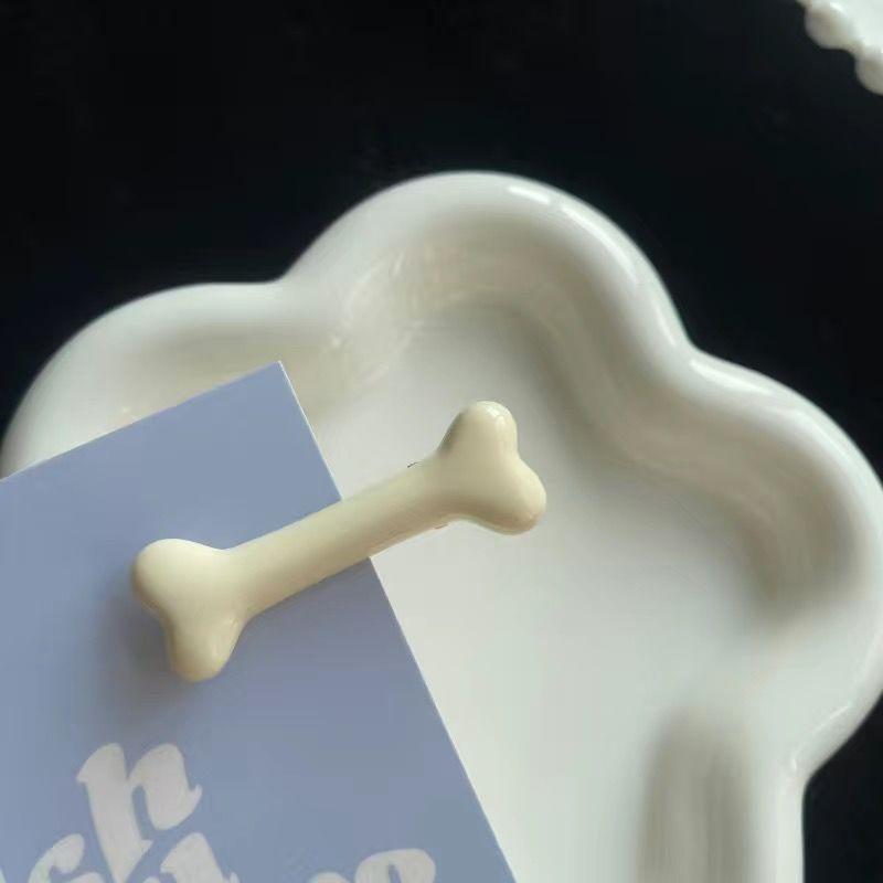 

Заколки для волос женские в форме косточки для фиксации боковой челки, баретт для челки, инструменты для макияжа, женские, для девушек, головные уборы, заколка для волос, аксессуары для волос бежевый