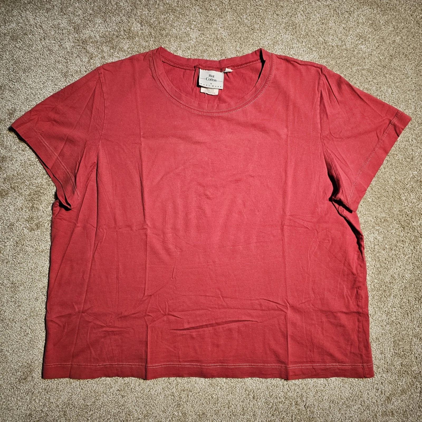 

Vtg 90s Hot Cotton Marc-Ware Size XL Baby T-shirt Emo Pastel Faded Grunge Prep L