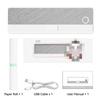 PeriPage A4 Thermal Printer Wireless Printer Bluetooth APP for 56mm 77mm 107mm 210mm 216mm and US Letter Paper Width