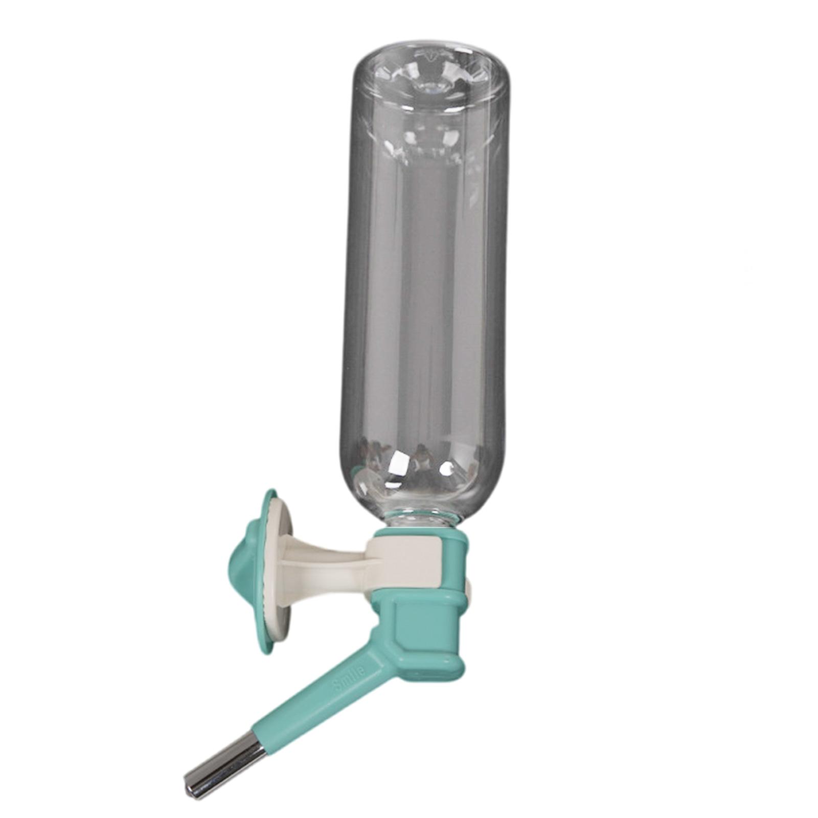 

490ml Hanging Pet Water Bottle with 360 Degree Rotatable LeakProof Spout for Small Dog Cats Indoor Outdoor Kennel Use зелёный