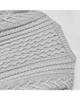 WORTHWHILE MOVEMENT Heavy Cable Sweater (Light Grey)
