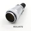 WS55 TQ+Z Waterproof IP65 Automotive Connector M55 Soldering Multi Core 4 7 40 53 61 Pin Power Adapter Male Plug Female Socket