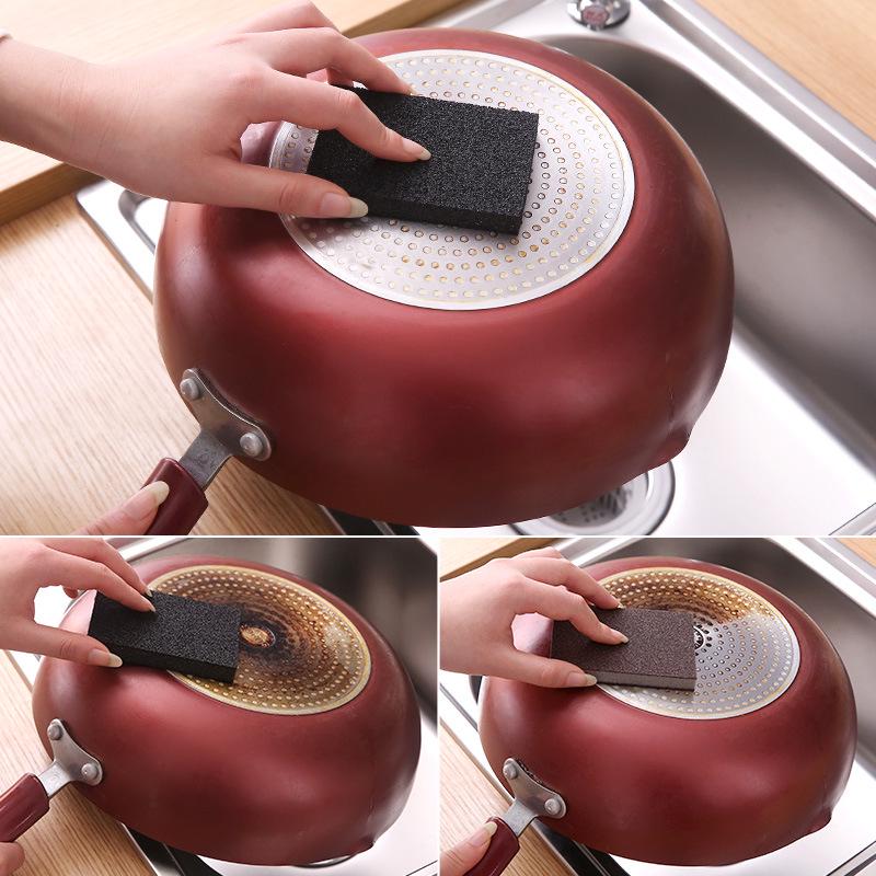 

Губка для чистки алмазным песком - Кухонный скребок для удаления накипи thin version (10*7*1.2cm)