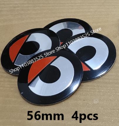56mm Modified Wheel Center Hubcap Badge Sticker for BRABUS Smart #1 #3 #5 W213 W204 W205 W464 G63 G65 G500 G350 W210 W211 W220