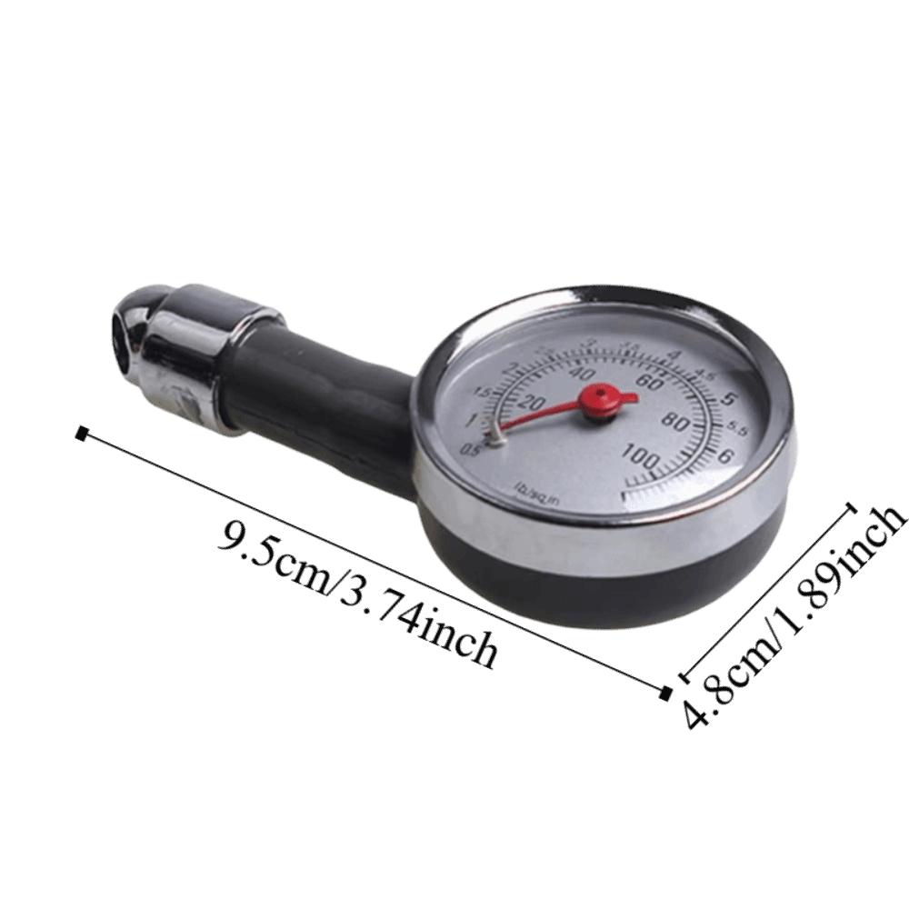 Metal Construction Tire Pressure Gauge High Precision Pressure Monitor  Auto Inflation