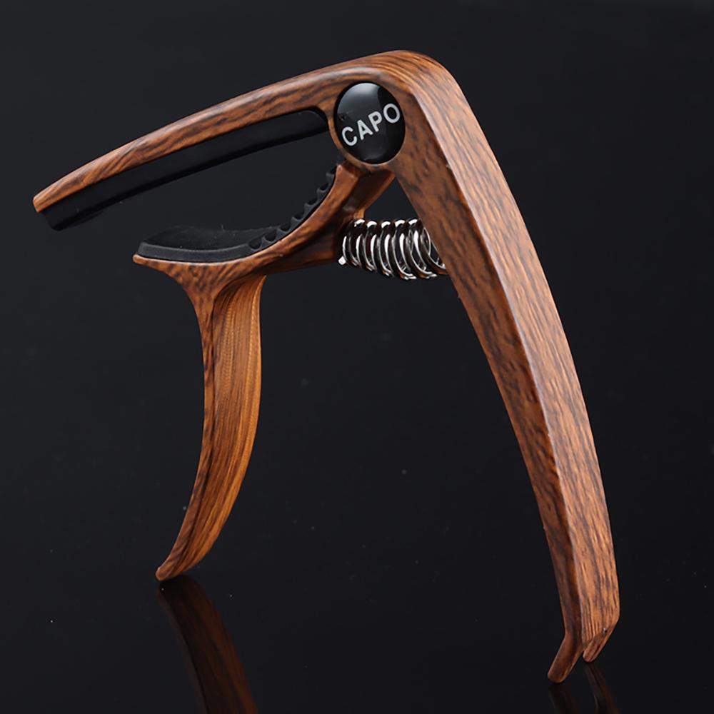 Metal Guitar Capo Guitar Tuner Clamp Zinc Alloy Professional Key Trigger Capo for Acoustic Electric Guitar with Rubber Grip