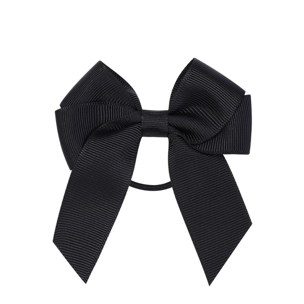 

3.15inches Solid Color Hair Ribbon Hair Band for Girls Toddler Cheer Up Bows Head Rope Kids Headwear Ponytail Hair Accessories