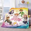 Cardcaptor Sakura Cozy Throw Blanket Flannel Soft Warm Lightweight Blanket for Bed Sofa Home Decor -QJY