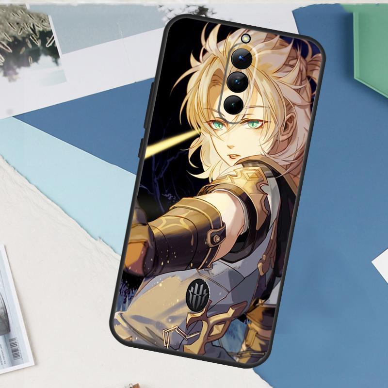 Albedo Genshin Impact For Nubia Red Magic 10 9 8 Pro Plus 6 7 Pro 6S 7S 5G 6R Case For RedMagic 8S 9S Pro Plus