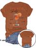 Women's Summer APEROL Print Short Sleeve T-Shirt - European & American Fashion, Hot Selling