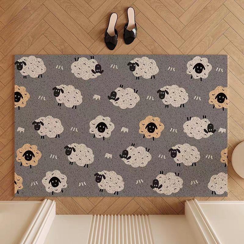 Luxury Coir Horse Door Mat: Elegant Non-Slip Entryway Rug