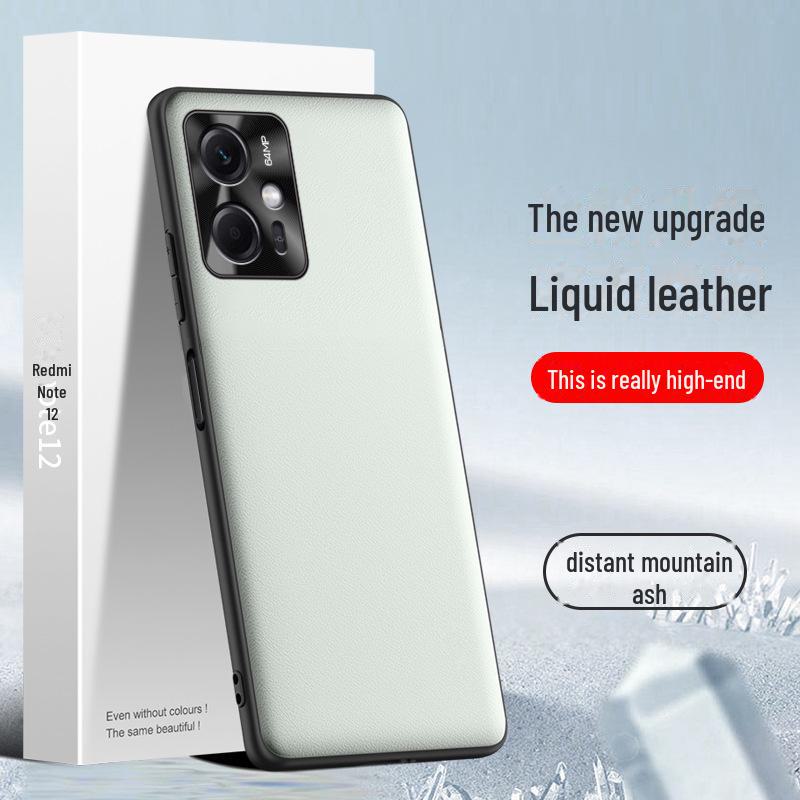 Redmi Note 12 Liquid Leather Phone Case - Anti-Fall & Anti-Fouling Protective Cover