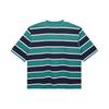 New Era MLB Graphic Striped Loose Fit Crew Neck Straight Cut Short Sleeve T-Shirt Men Tops Green 13789165