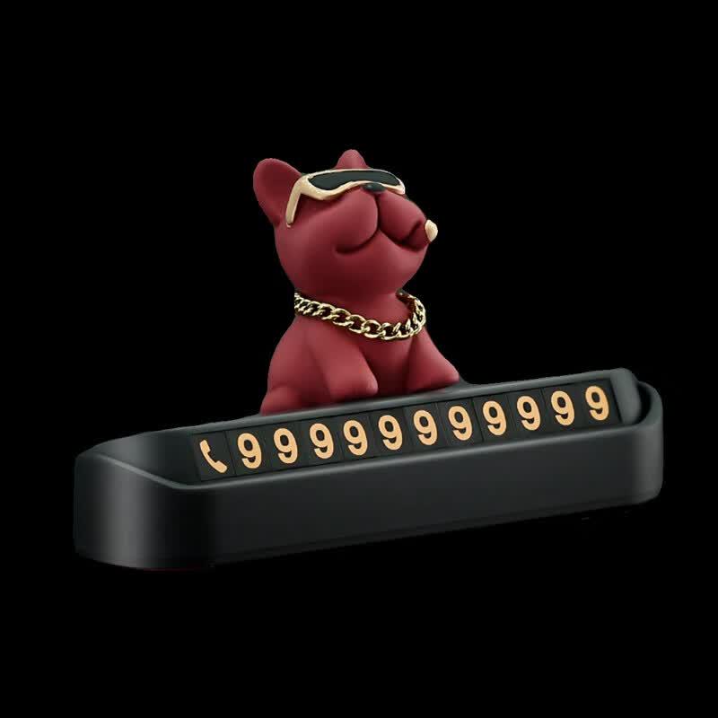 Decorative Animal Car Temporary Parking Number Plate