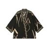 Less 2025 Autumn New Oblique Placket Silk Blend Shirt