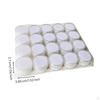 20 Pieces Cosmetic Storage Jars Compact Sample Pots Small for Jewelers, Crafters
