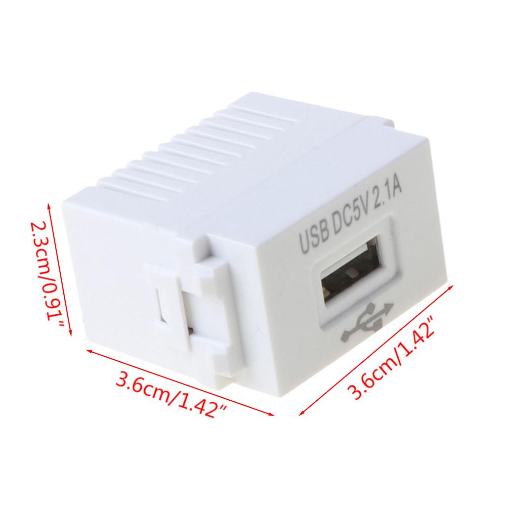 USB Power Switching Module Wall Outlet Fiber SC Optical Interface Panel Socket Charging Panel Socket Power Converter