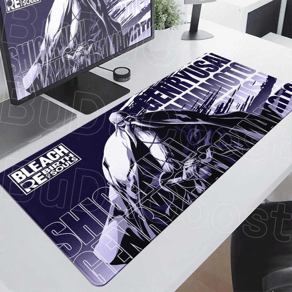 Anime Mousepad HD Print Bleach Kurosaki Ichigo Computer Table Mause Mat Rubber Gamer Deskmat Laptop Home Bedroom Decoration Rugs