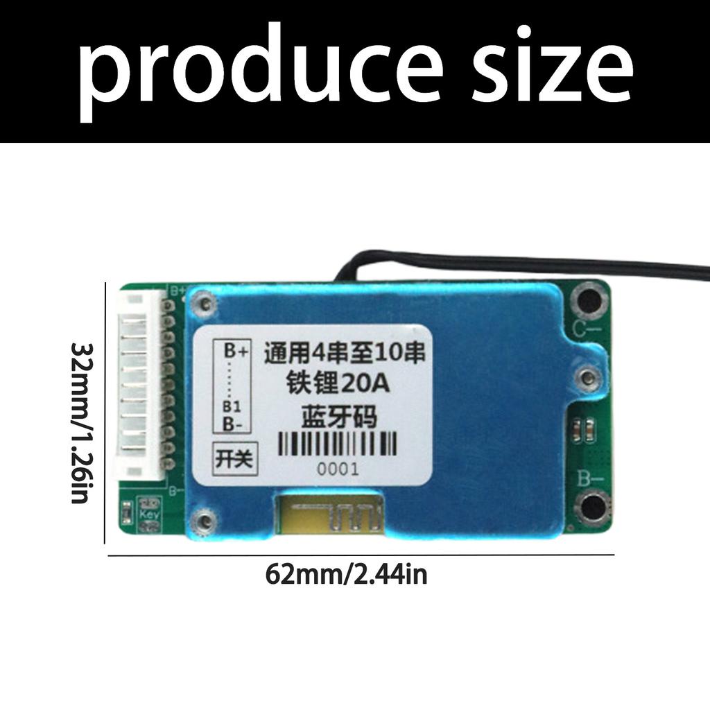 4S-10S 20A Battery Charging Protective Board For 4S-10S Charging Protective Module Management For 18650 Battery