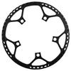  53T CNC Aluminum Alloy Mountain Bike Single Crank Chain   Repair Parts (Black)