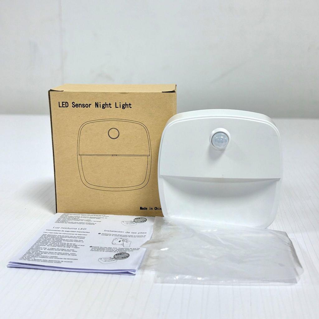 Wireless Smart LED Night Light with Motion Sensor & Battery Power for Hallway & Bedside