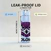 1PC Cool Dark Owl Graphic Print 750ml Color Plastic Sports Water Bottle Leakproof Flip Straw Lid Suitable for Sports Office Home Use