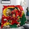 1PC CR7 Print Flannel Blanket, High Quality All Seasons, Home Decor, Warmth and Comfort, Perfect for Christmas Gifts