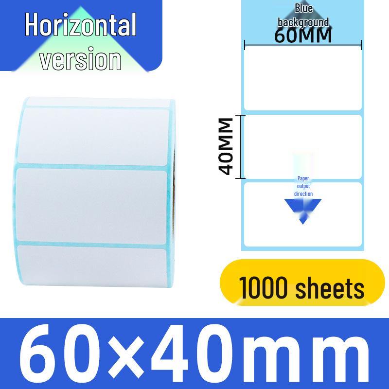 Durable 100x100 Self-Adhesive Thermal Label Paper for Supermarket Barcodes & Express Waybills