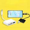 TypeC To USB Adapter 3 In 1 TF SD Memory Card Reader USB Converter Adapter
