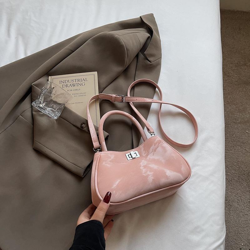 Handheld small bag women's new fashion trend bucket bag casual simple shoulder messenger women's bag