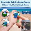 Colorful Drink Can Protector Cap Can Opener For Soda, Beverage Beer, Bugs From Accessories BBQ, C9A2