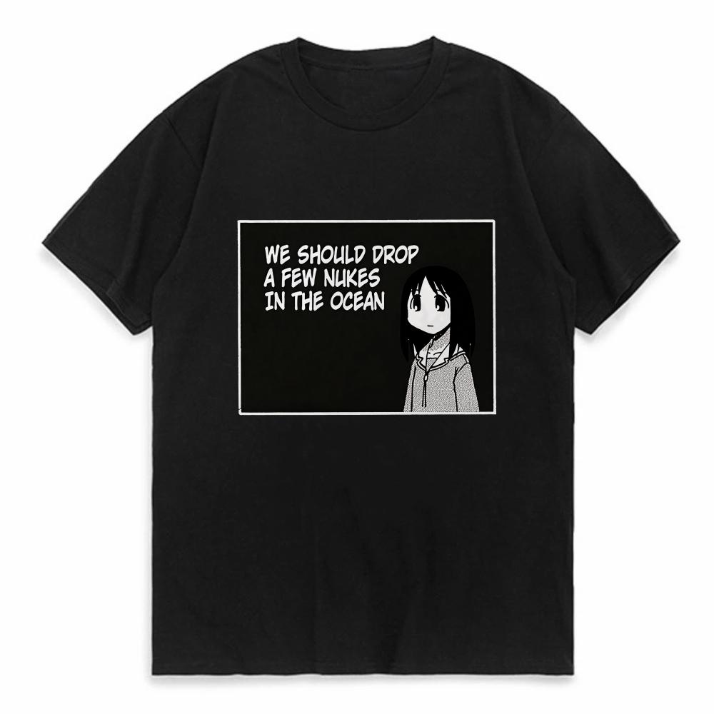 

Azumanga Daioh T Shirt Fashion MenWomen Harajuku Cute Anime Girl Tshirt Unisex Vintage Aesthetic Daily Cotton Tees Shirts 4XL