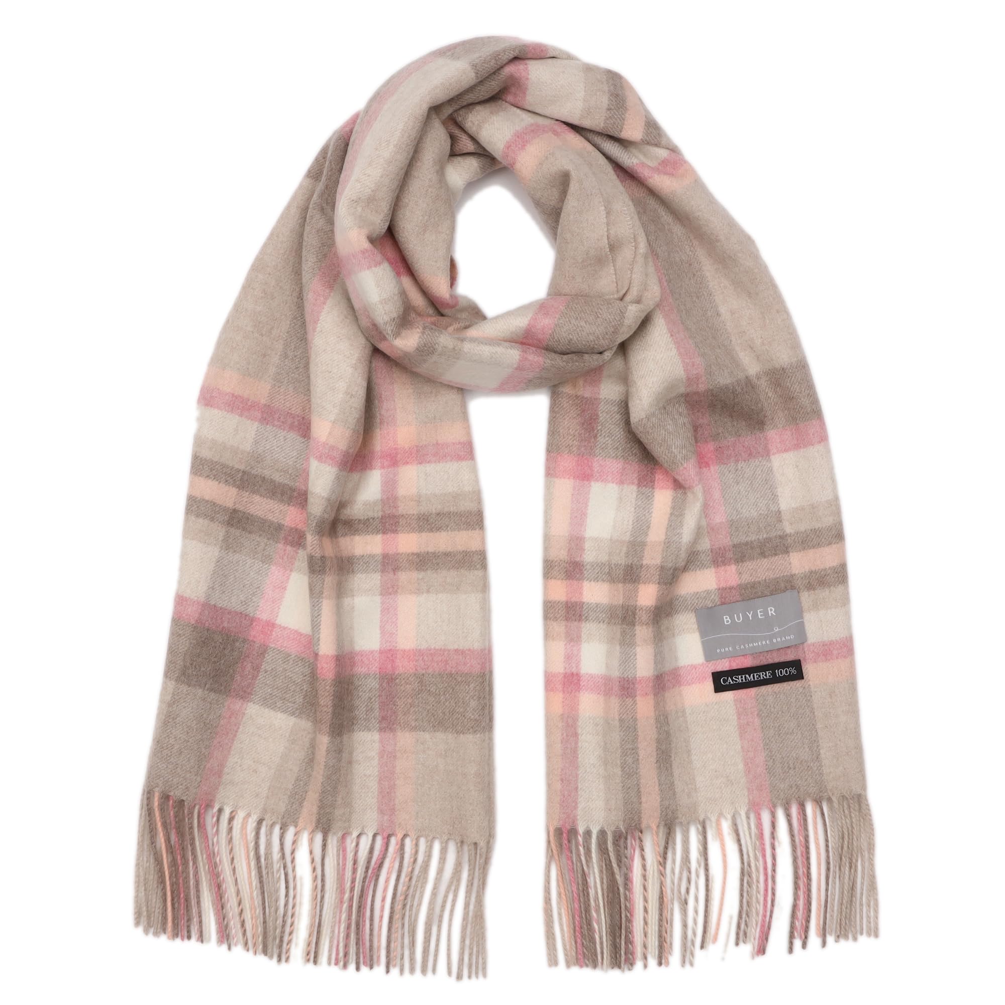 

Buyer Pure Cashmere Check 19 Patterns Thick Cashmere Check Large Stole Pink 100% Stole, Available, Men s & Women s, Pattern, (Light Check), CH60-CH01a