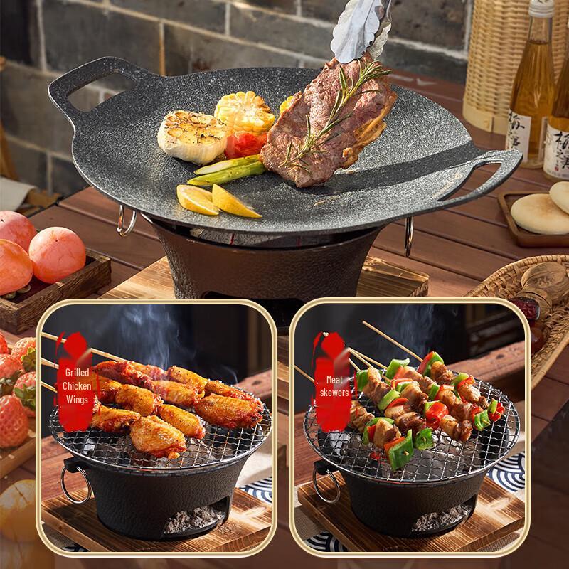 Beishanlang Haus und Garten Gusseisen Grill SK091