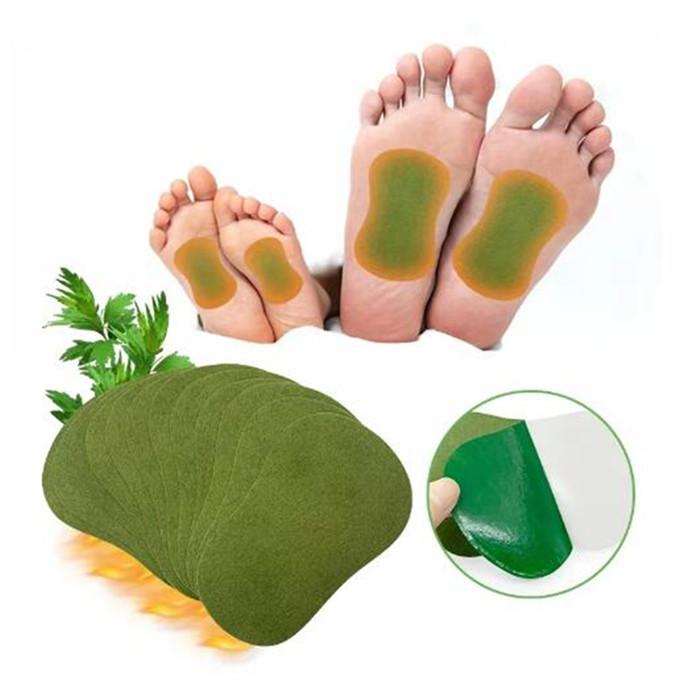 Wormwood Foot Patch Detoxing Patches Natural Herb Ginger Stickers Body Stress Relief Help Sleep Foot Pad