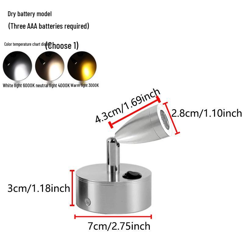 Wireless Jewelry Display Spotlight with Battery